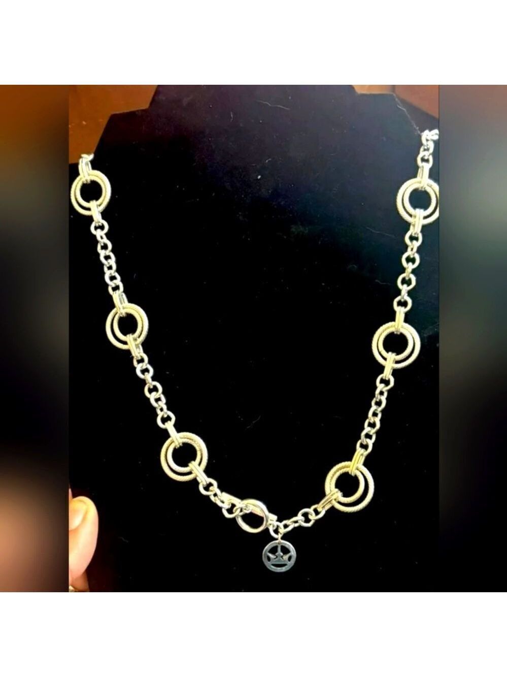 Crown trifari Necklace Silver